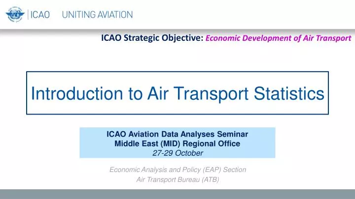introduction to air transport statistics