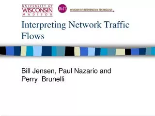 Interpreting Network Traffic Flows