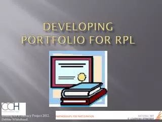 Developing Portfolio for RPL