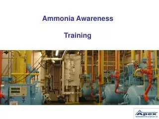 Ammonia Awareness Training