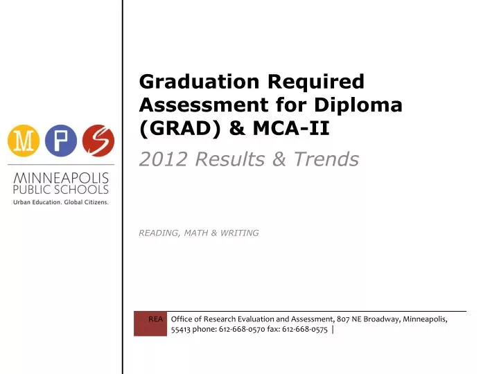 graduation required assessment for diploma grad mca ii