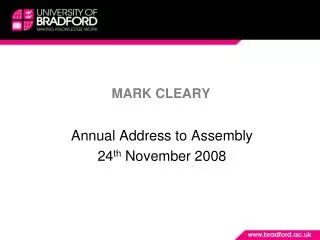 MARK CLEARY