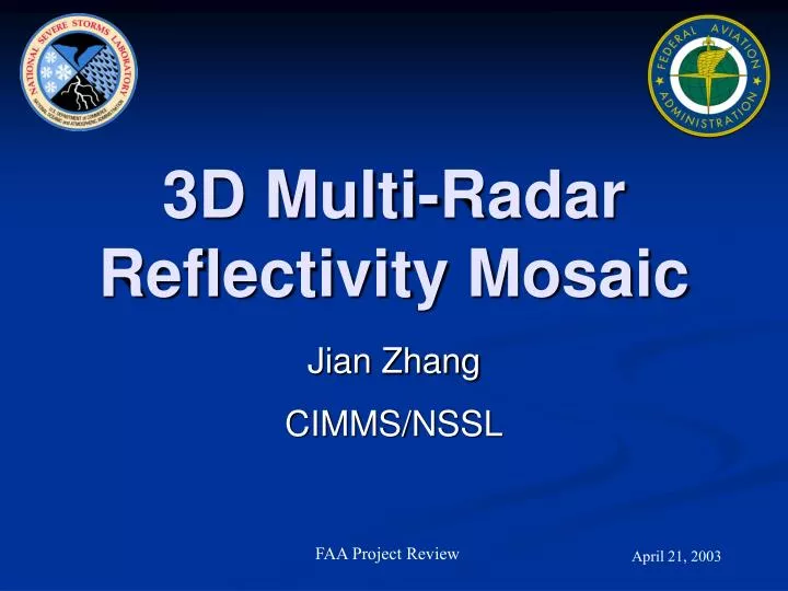 3d multi radar reflectivity mosaic