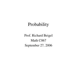 Probability