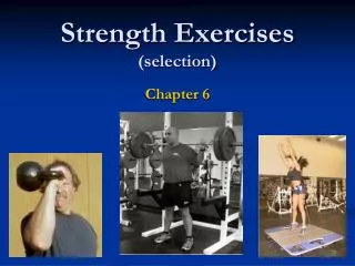 Strength Exercises (selection)