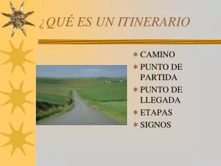 qu es un itinerario