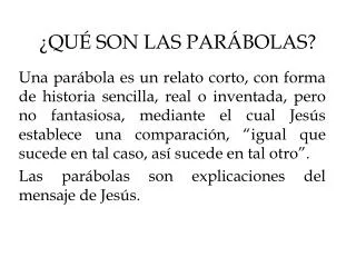 qu son las par bolas