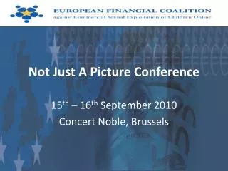 Not Just A Picture Conference