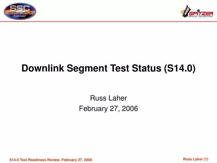 downlink segment test status s14 0