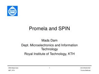 Promela and SPIN