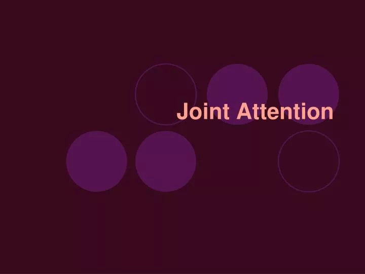 joint attention