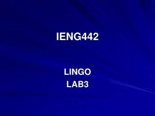 IENG442
