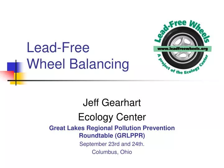 lead free wheel balancing