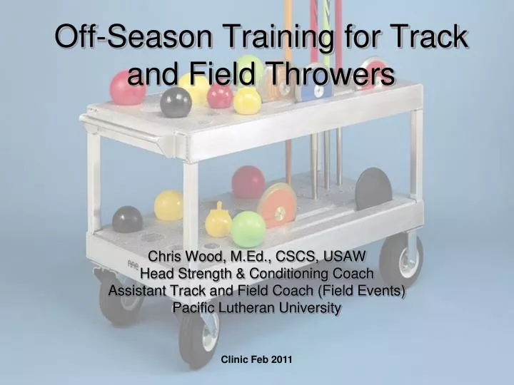 off season training for track and field throwers