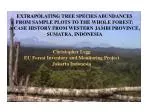 Extrapolating Tree Species Abundances in Western Jambi, Sumatra: A Case Study - slide 1