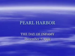 PEARL HARBOR