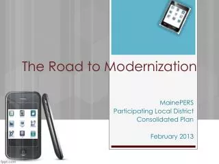 The Road to Modernization