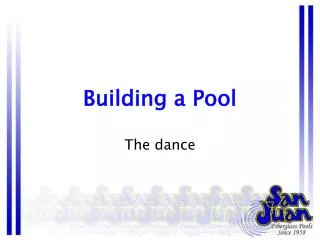 Building a Pool