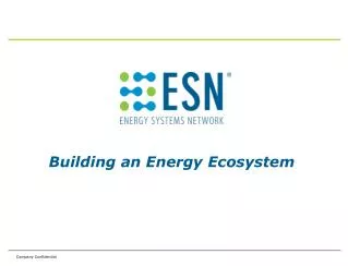 building an energy ecosystem