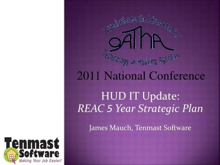 hud it update reac 5 year strategic plan james mauch tenmast software