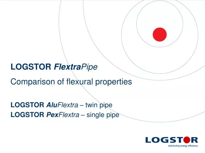 logstor flextra pipe comparison of flexural properties