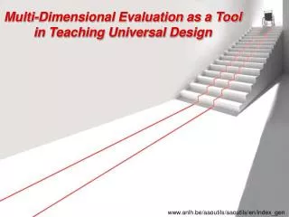 Multi-Dimensional Evaluation as a Tool in Teaching Universal Design
