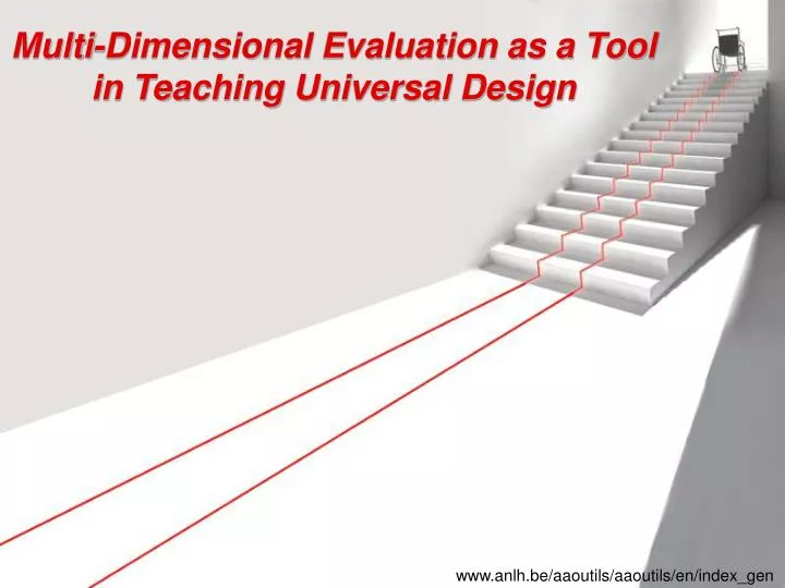 multi dimensional evaluation as a tool in teaching universal design