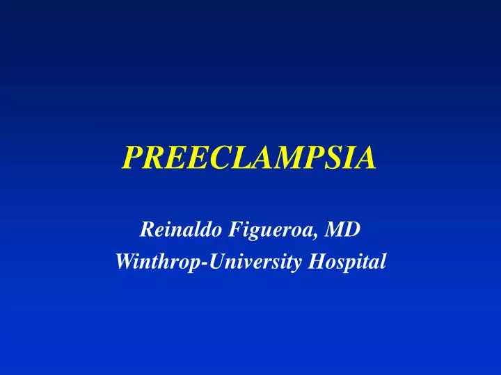 preeclampsia