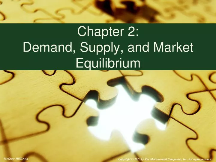 chapter 2 demand supply and market equilibrium