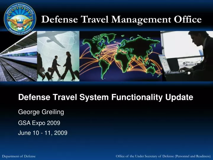 defense travel system functionality update