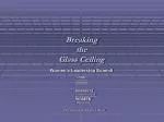 Breaking the Glass Ceiling - slide 1