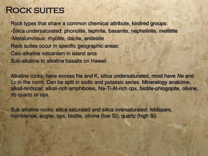 rock suites