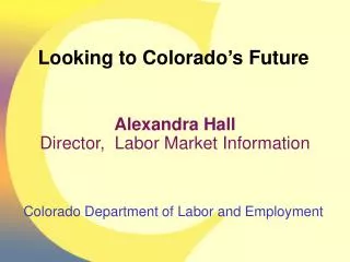 Colorado Department of Labor and Employment