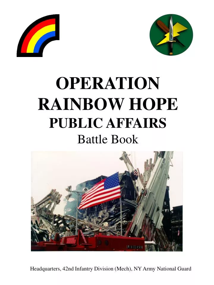 operation rainbow hope public affairs battle book