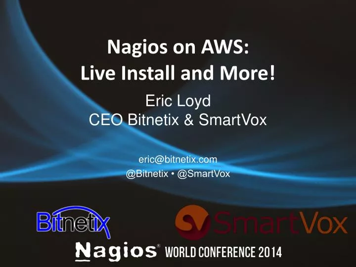 nagios on aws live install and more