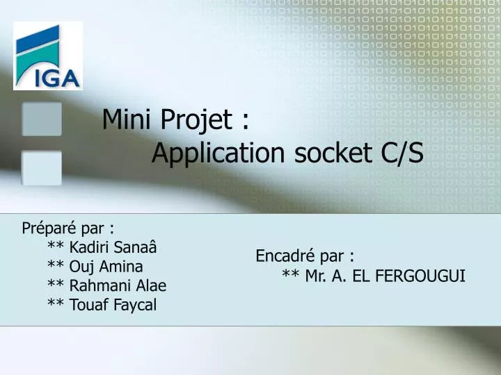 mini projet application socket c s