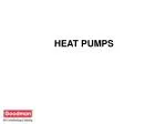 HEAT PUMPS - slide 1
