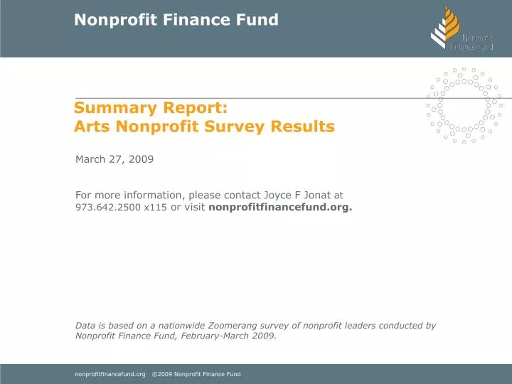 nonprofit finance fund