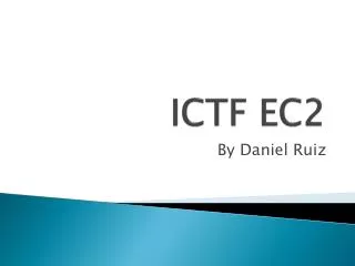 ICTF EC2