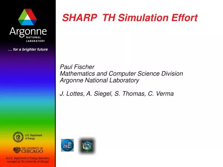 sharp th simulation effort