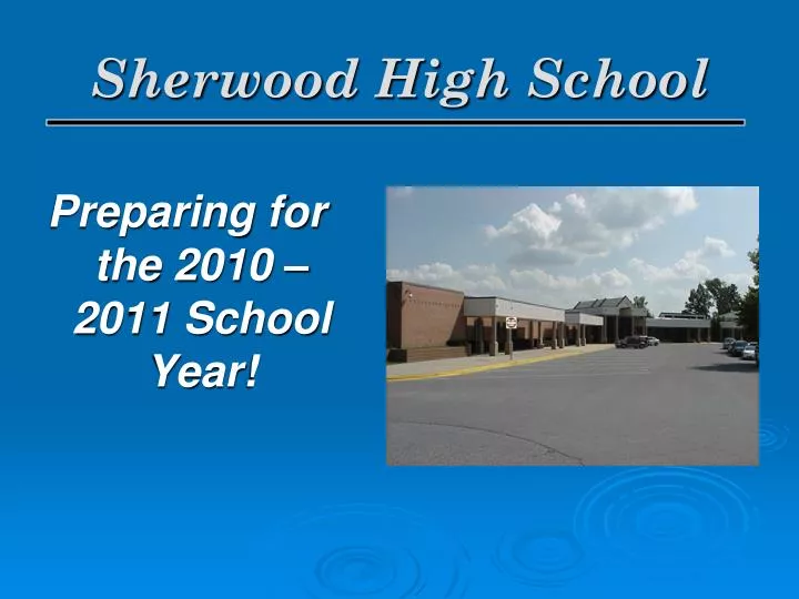 sherwood high school