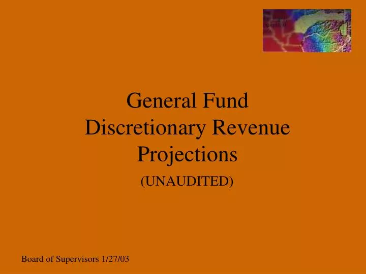 general fund discretionary revenue projections