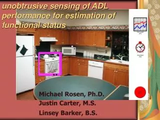 unobtrusive sensing of ADL performance for estimation of functional status