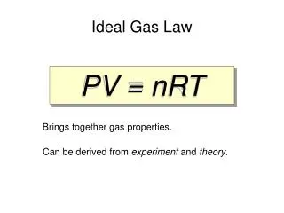 Ideal Gas Law