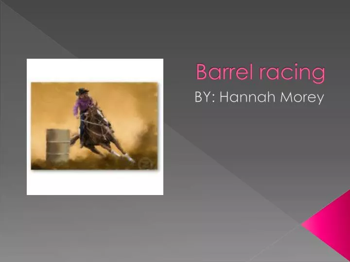 barrel racing