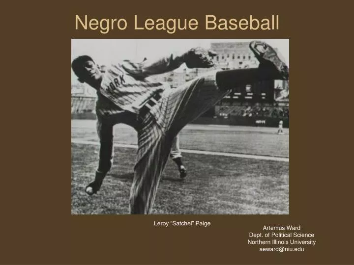 negro league baseball