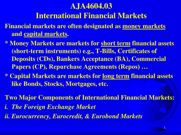 aja4604 03 international financial markets