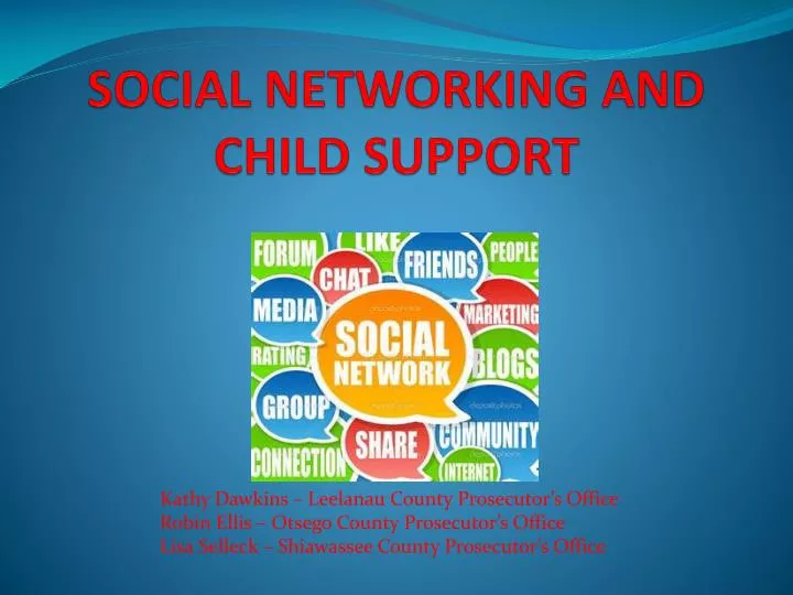 social networking and child support