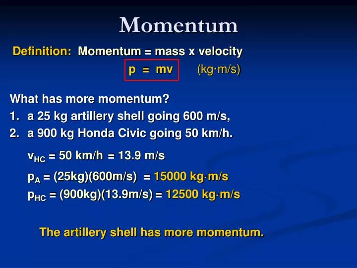 momentum