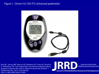 Figure 1. Omron HJ-720 ITC enhanced pedometer.